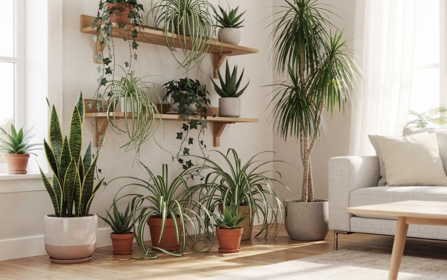 Pokojové rostliny jako čističky vzduchu: Zelení pomocníci pro zdravější domov Pokojové rostliny jako čističky vzduchu: Zelení pomocníci pro zdravější domov
