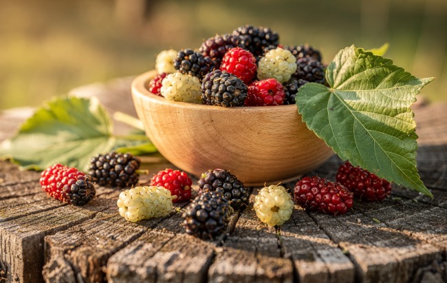 Morus - Morušovník: Strom hedvábí s lahodnými plody Morus - Morušovník: Strom hedvábí s lahodnými plody