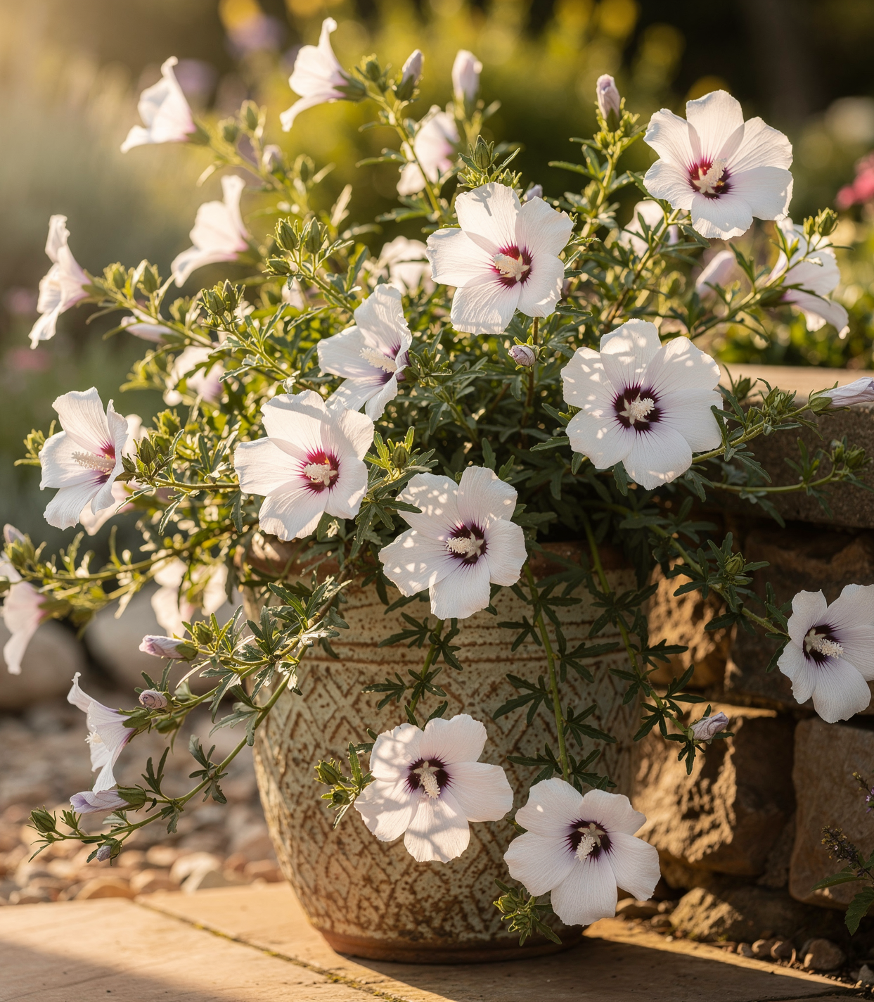 Australský ibišek - Alyogyne huegelii Delightfully