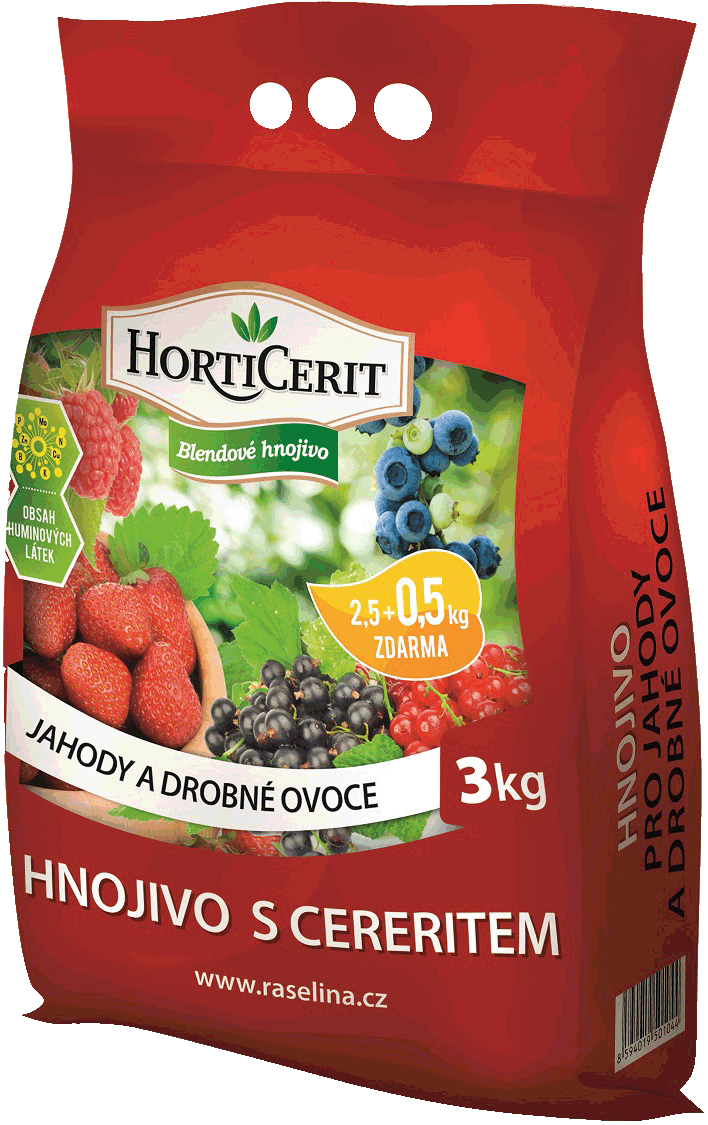 Horti Cerit hnojivo s cereritem pro jahody a drobné ovoce 3kg