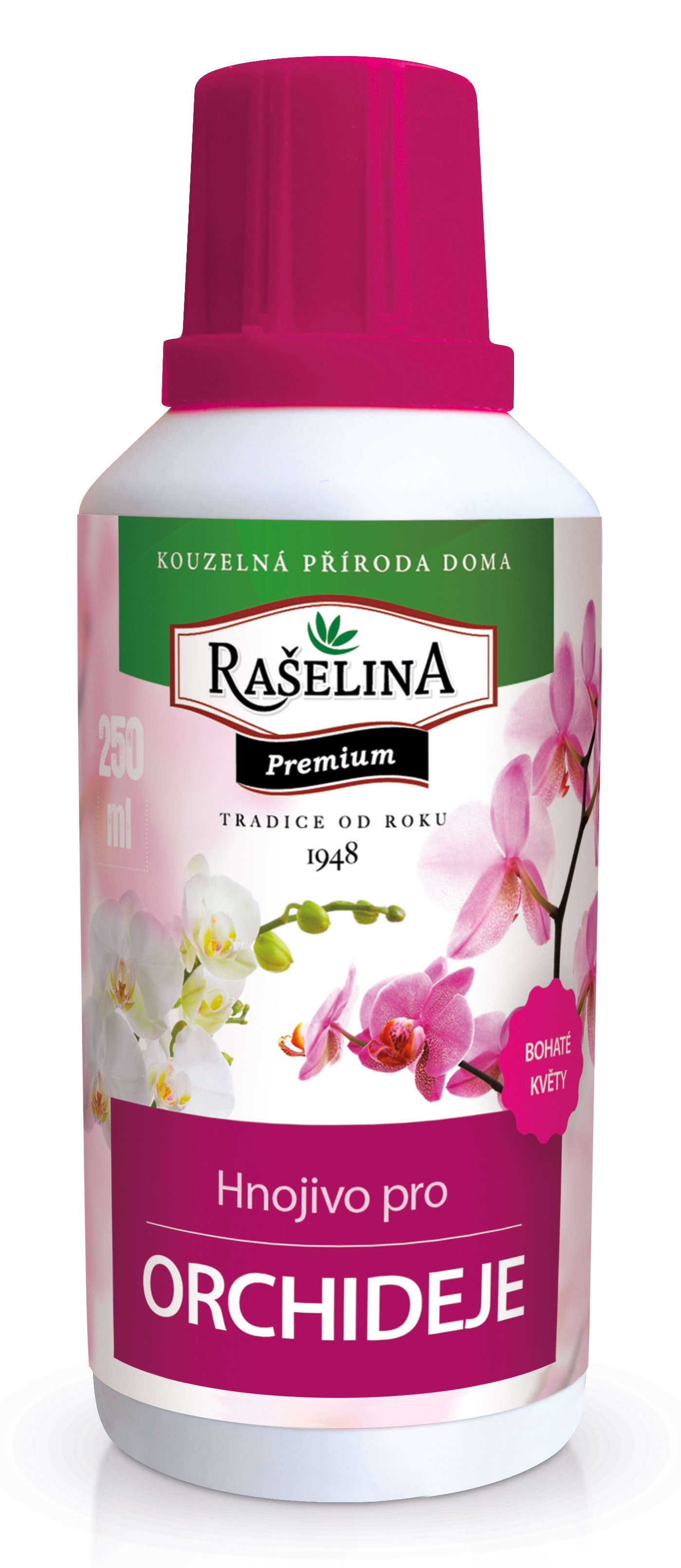 Hnojivo na orchideje 250ml zn. Rašelina