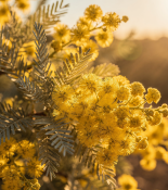 Acacia dealbata - Akácie stříbrná