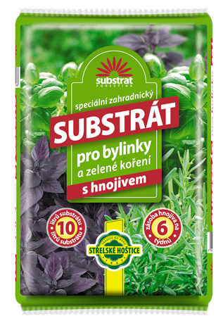 Substrát na bylinky 10 l hoštický