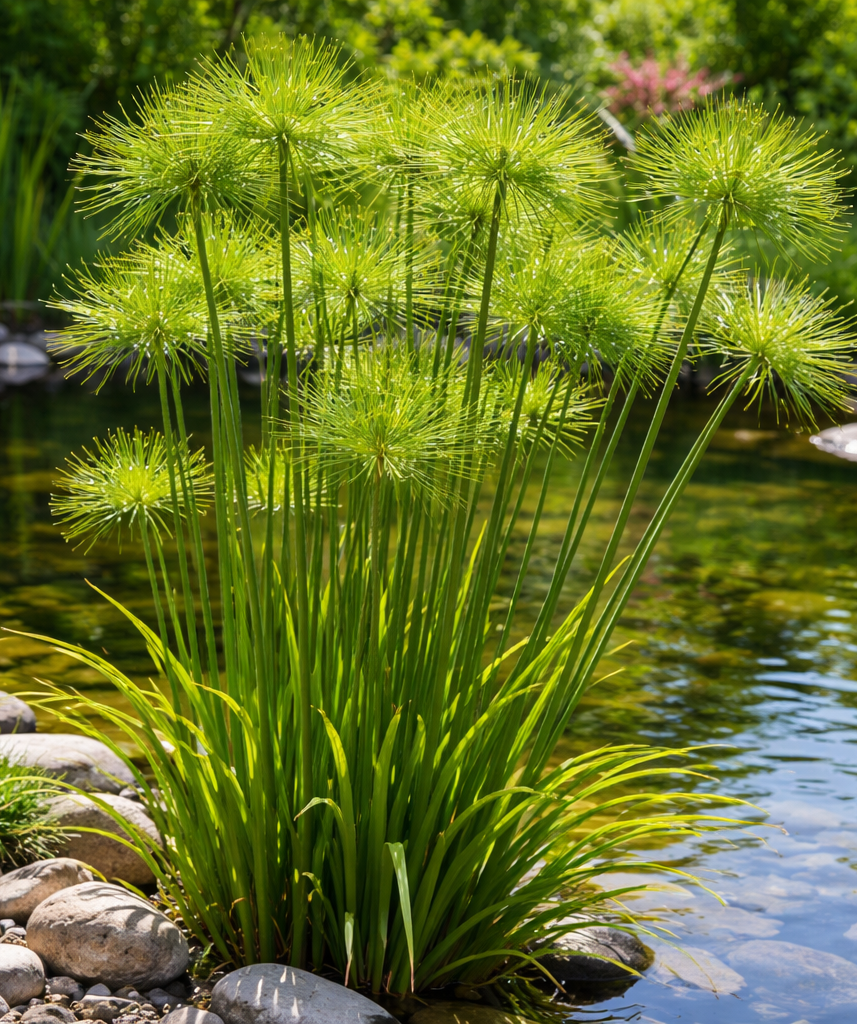 Vodní rostliny - Cyperus alternifolius (Papyrus střídavolistý)